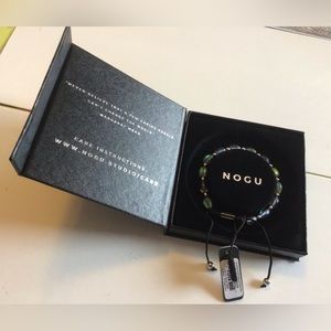 🩶🩶 NOGU Electric Charcoal Mermaid Glass Ocean Egg Bracelet 🩶🩶